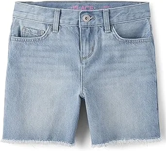 The Children's Place Girls Denim Midi Shorts