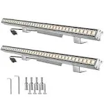 nanzgecc 72W LED Wall Washer Light, 120V Wall Wash Lights 3500K Warm White, 3...