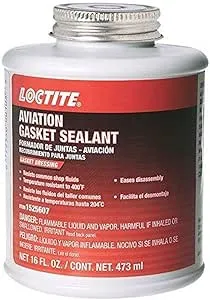 Loctite 1525607 Aviation Gasket Sealant 16oz Brush Top Can, 1 Pack