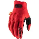 100% Cognito Gloves Red Black - Medium