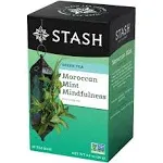 Stash Tea Moroccan Mint Green Tea - Case - Six 20 ct Boxes