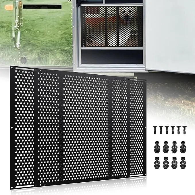 RVZONE Screen Door Protector Adjusts from 21 5 35 Entry Grille Adjustable ...