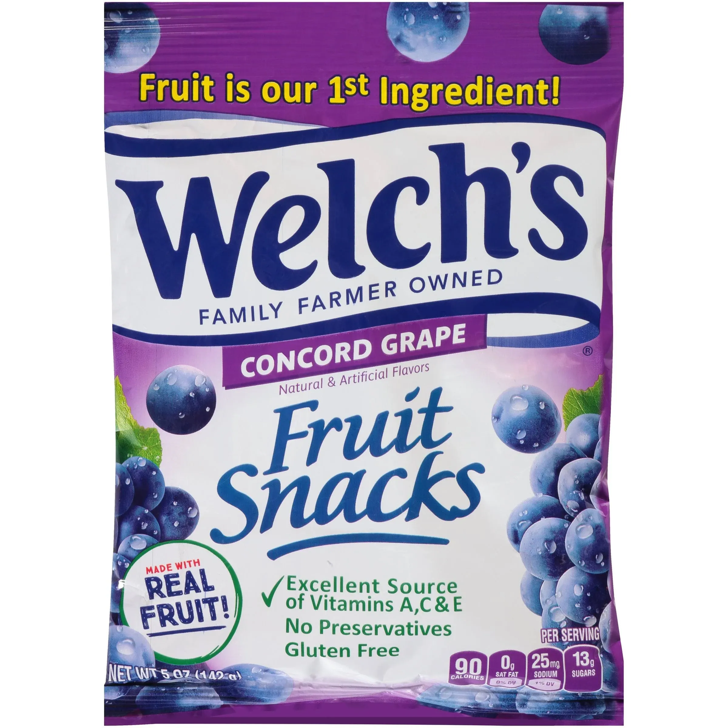 Welch’s Fruit Snacks Concord Grape 5oz