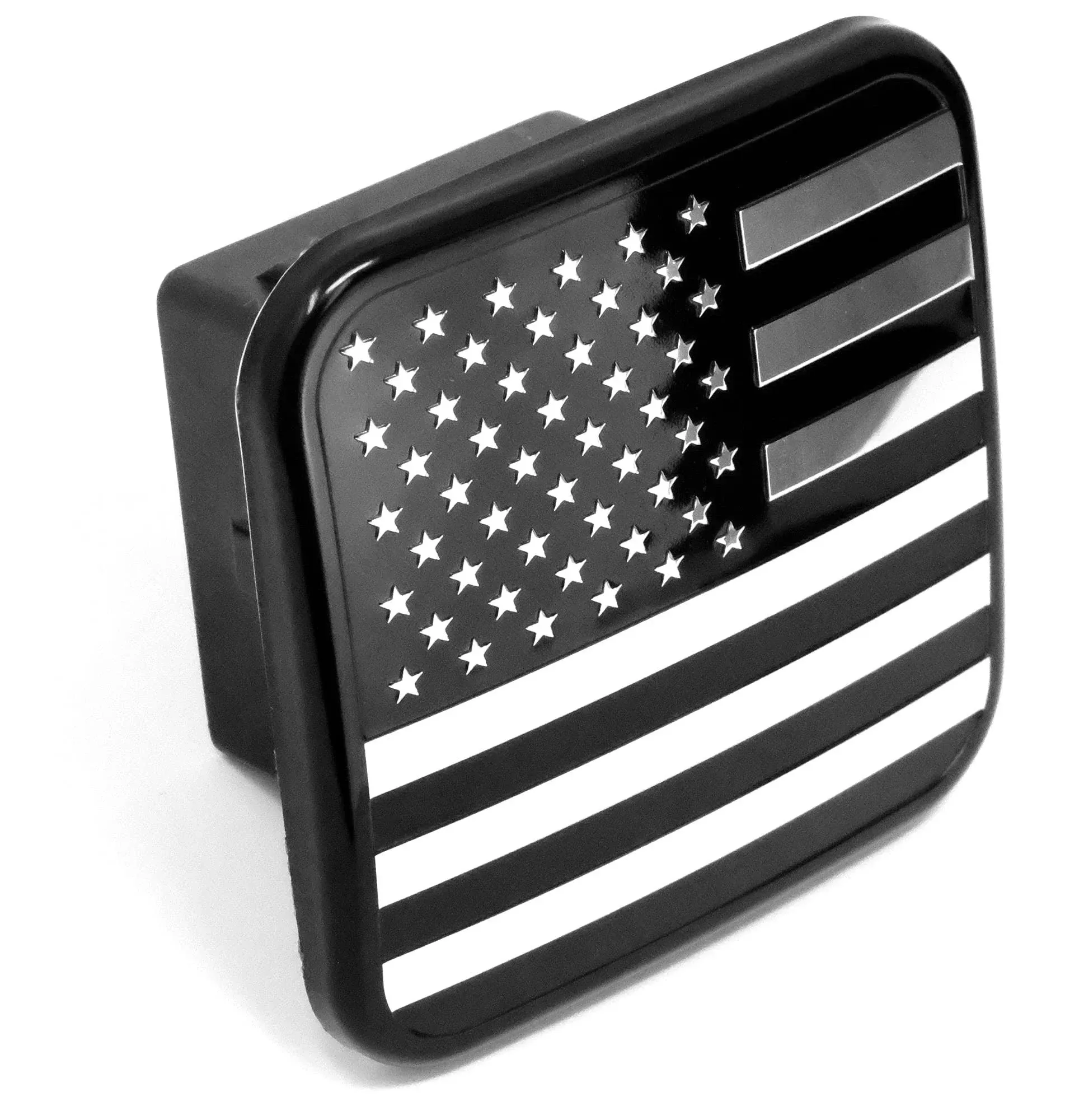 Everhitch USA American Flag Stainless Steel Metal Trailer Hitch Cover