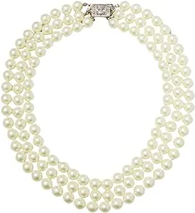 Kenneth Jay Lane Pearl Necklace Designs Worn By Famous First Ladies (Barbara Bush and Jackie Kennedy)