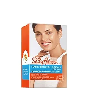 Sally Hansen Creme Hair Remover Duo Kit for Face