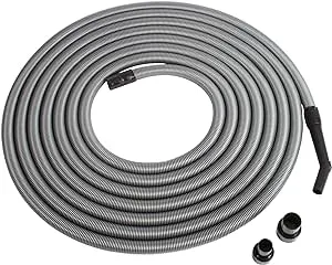 Cen-Tec Systems 50 ft. Premium Shop Vacuum Extension Hose with 2 Tank Adapters ...