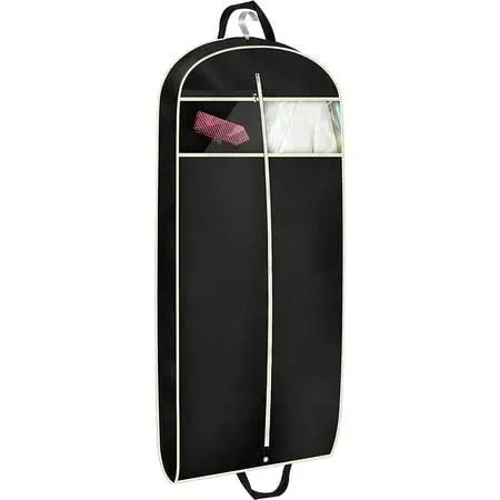 MISSLO 43 Gusseted Travel Garment Bag with Accessories Zipper Pocket Breathable