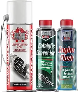 P0420 P0430 fix catalytic converter cleaner kit catalyst issue, engine flush cleaner, foam catalyst direct cleaning