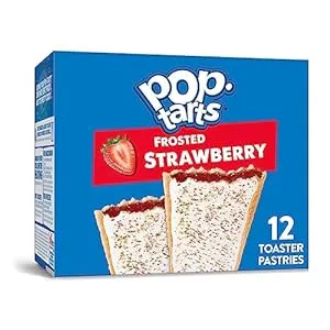 Pop Tarts Toaster Pastries Frosted Strawberry