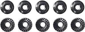 Team Associated M4 Low Profile Serrated Steel Wheel Nuts (10)