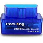 Panlong OBD2 Scanner Bluetooth OBDII Diagnostic Tool Car Code Reader Turn Off...