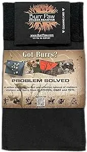 Sticker-Bur Remover - Easily Remove Spurs from Hunting Gear & Clothes | Effective Sand Spur Grooming Tool for Pets, Dogs and Horses (Black)