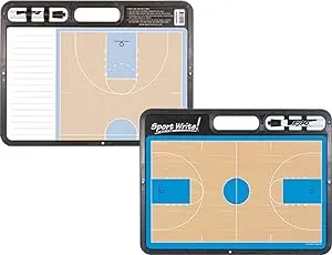 Pro Basketball Dry-Erase Board (with half-court feature)