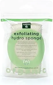 Earth Therapeutics Organic Cotton Exfoliating Square Sponge