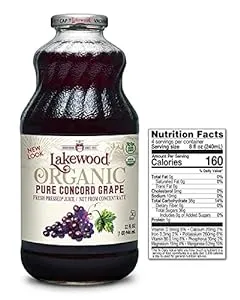 Lakewood Organic Pure Concord Grape Juice 32 fl oz