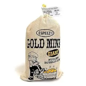 Gold Mine Giant Nugget Bubble Gum - 8.82-oz. Bag (1 Bag)