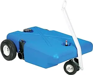 Barker 25895 4-Wheeler Tote-Along - 25 Gallon, Blue