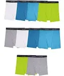 Fruit of the Loom Boys' and Toddler Boxer Briefs, Tag Free & Breathable Underwear, Assorted Color Multipacks