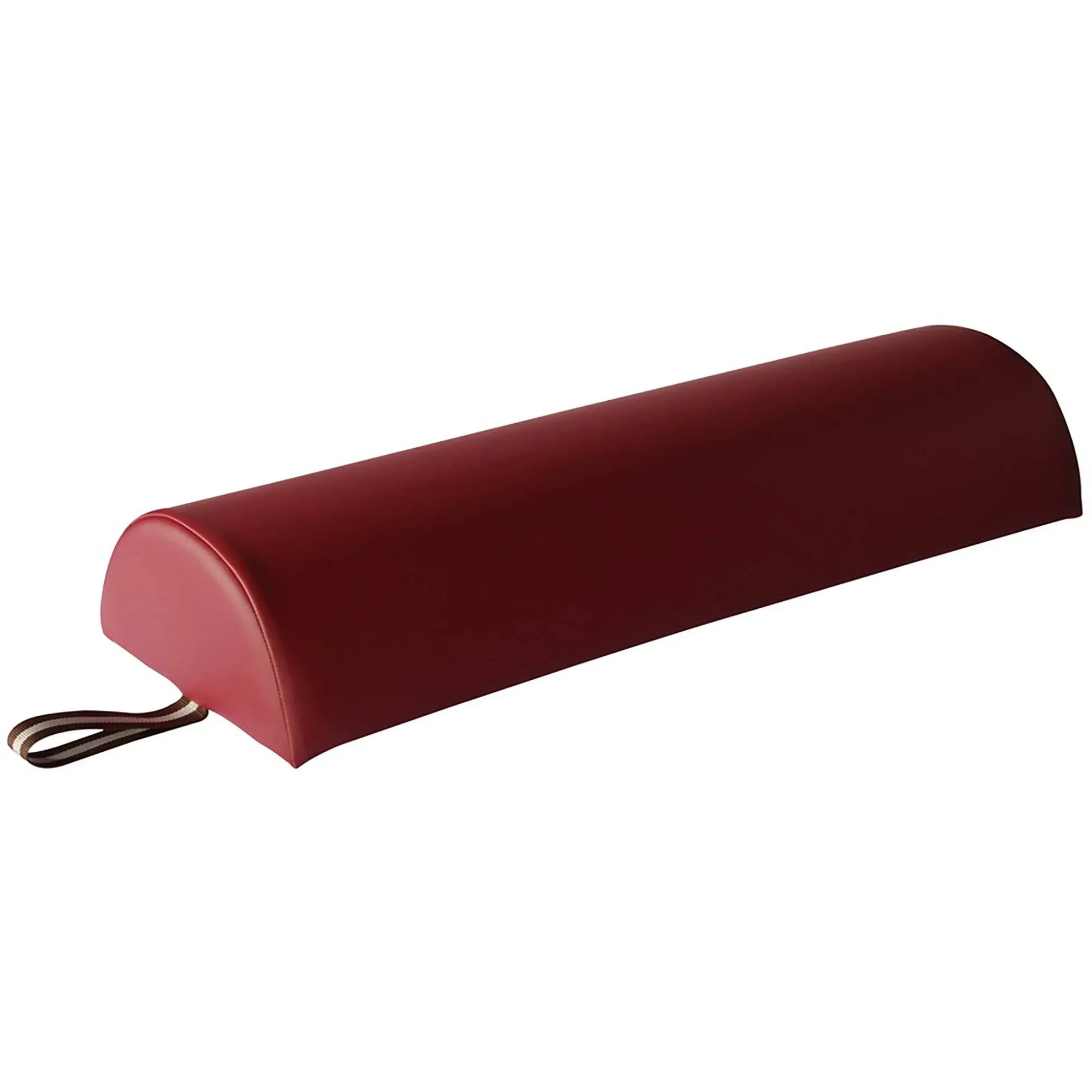 Master Massage Large 6" Semi-Round Bolster, Burgundy