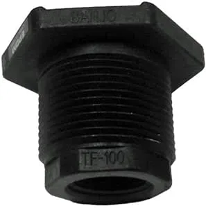 TF400 Banjo 4" Poly Bulkhead Tank Fitting with EPDM Gasket