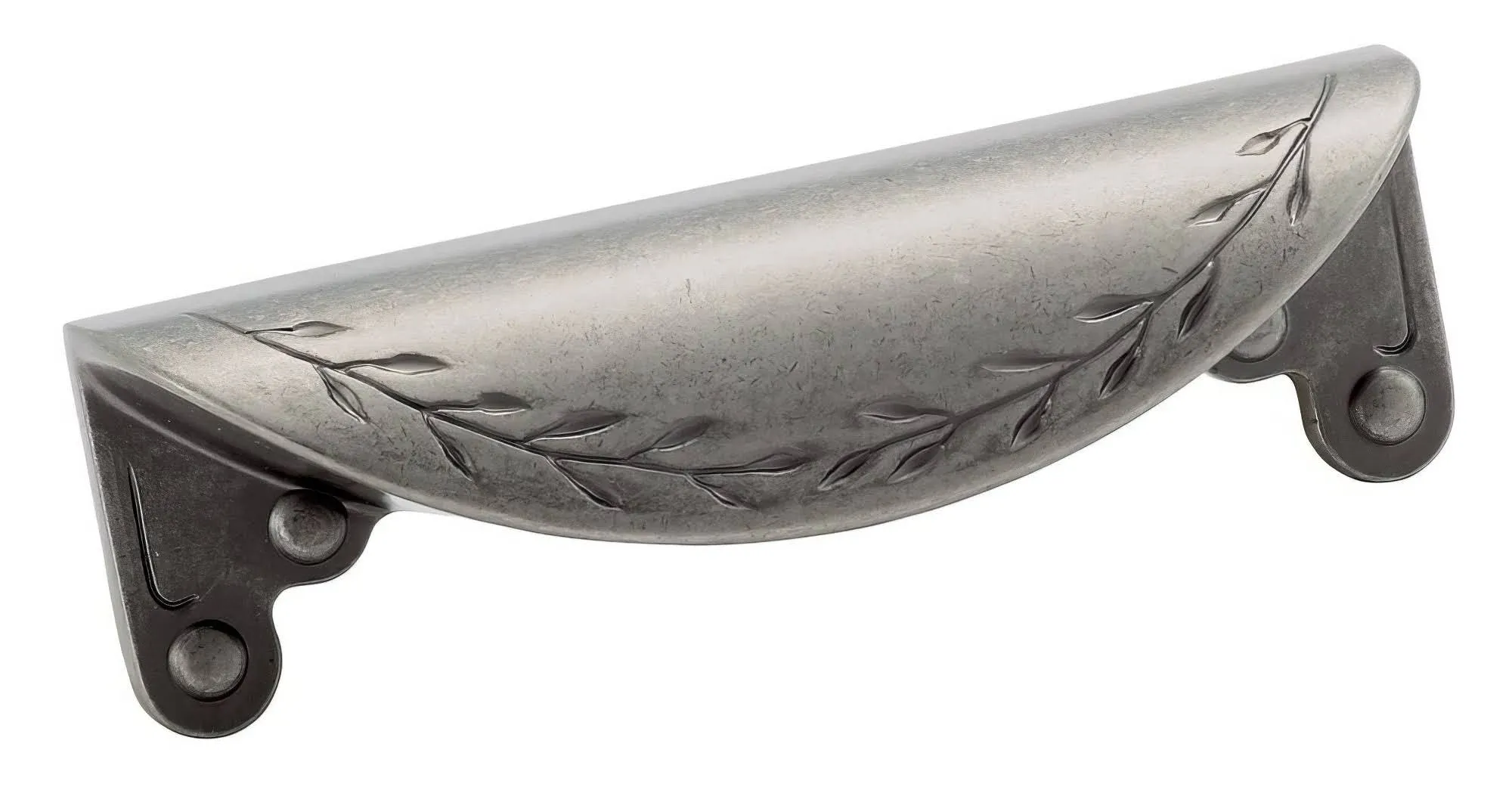 Amerock Nature's Splendor Weathered Nickel 3 in. Cabinet Cup Pull