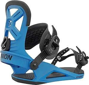 Union Cadet Kids Snowboard Bindings Blue Sz M (6-7.5)