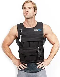 Runmax Pro Weighted Vest 12lbs 20lbs 40lbs 50lbs 60lbs with Shoulder Pads Option ...