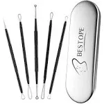 Blackhead Remover Tool, Pimple Popper Tool Kit, 1 Count (Pack of 1), Black 