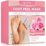 Dermora Foot Peel Mask - 2 Pack of Regular Skin Exfoliating Foot Masks for Dry, 