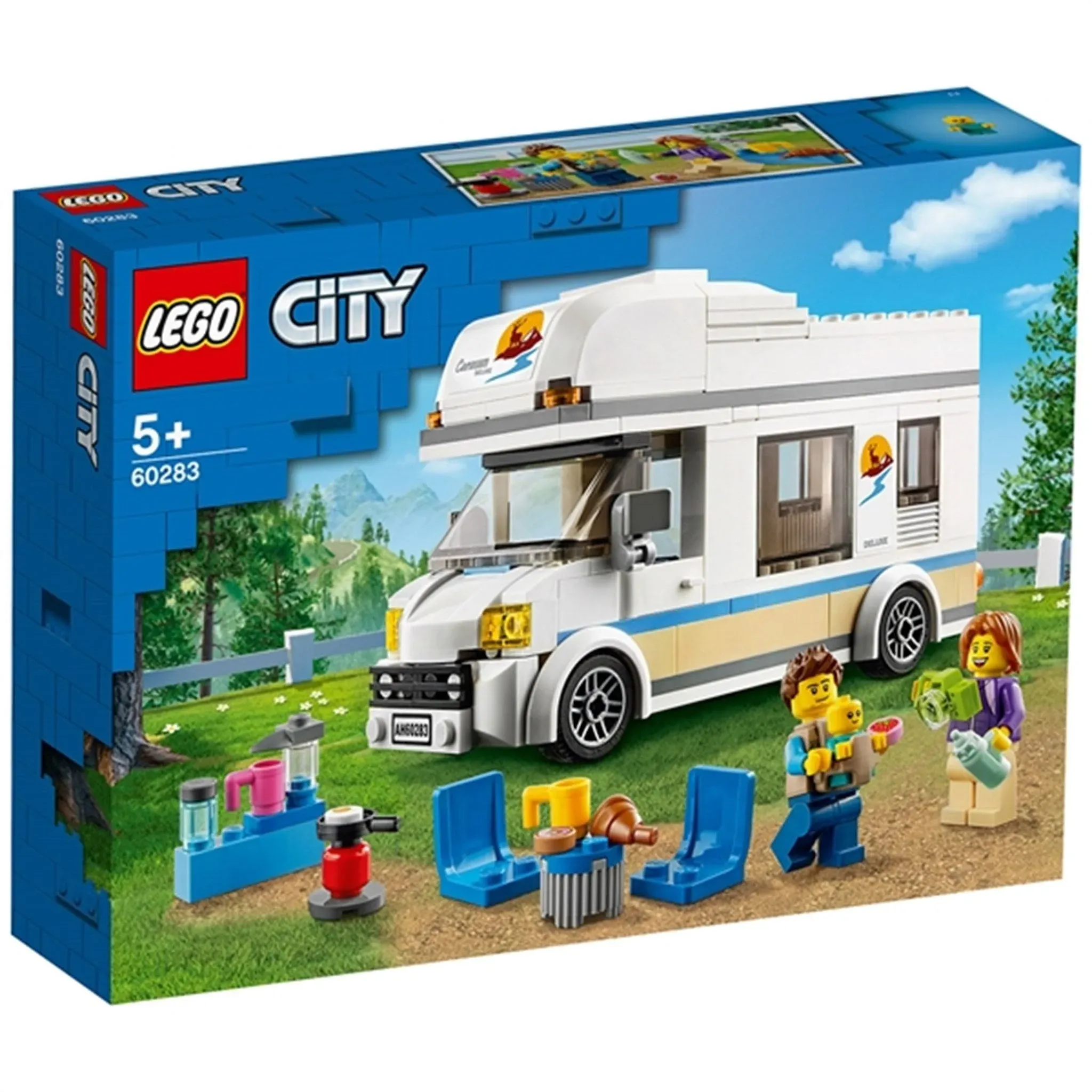 Lego City Building Toy, Holiday Camper Van, 190 Pieces