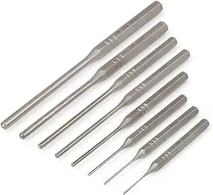 Tekton Roll Pin Punch Set, 8-Piece (1/16-1/4 in.) PNC93001