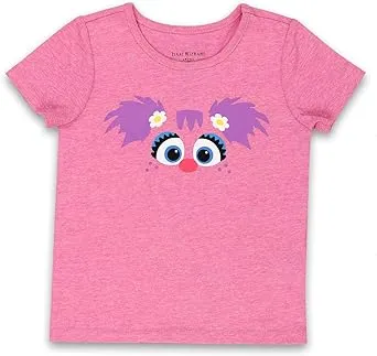 Sesame Street Abby Cadabby Face Toddler Baby Short Sleeve T-Shirt Tee SEG059SS