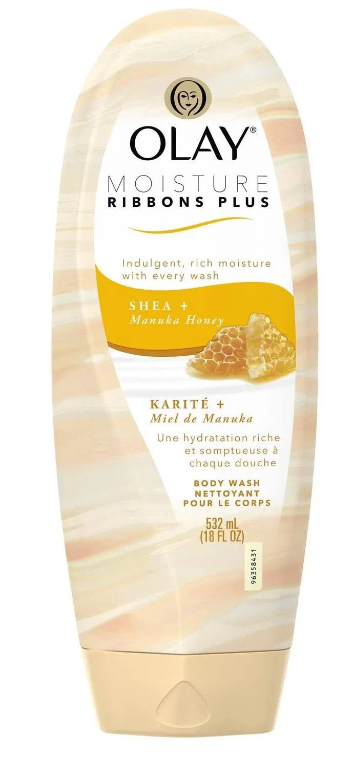 Olay Moisture Ribbons Plus Shea + Manuka Honey Body Wash