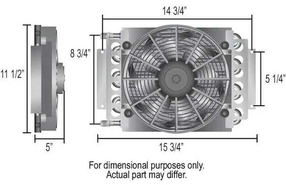 Derale 15800 Electra-Cool Remote Cooler