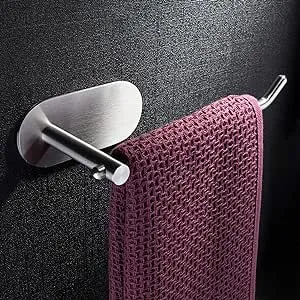 Towel Ring Self Adhesive Hand Towel Holder for Bathroom Kitchen Hand Towel Ba...