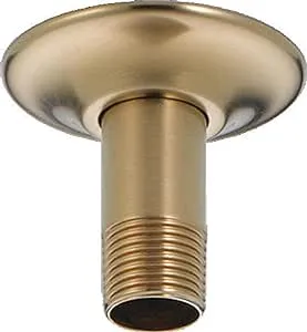 Delta Faucet U4996-CZ Shower Arm and Flange, Champagne Bronze