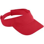 Augusta Sportswear 6227 Athletic Mesh Visor - Red