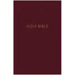 NKJV, Pew Bible, Large Print, Hardcover, Burgundy, Red Letter, Comfort Print: Holy Bible, New King James Version