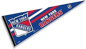 NEW YORK RANGERS ROLL UP PREMIUM FELT PENNANT 12&#034;x30&#034; NEW WINCRAFT ?