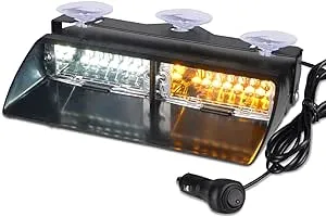 NISUNS 16 LED High Intensity LED Law Enforcement Emergency Hazard Warning Str...