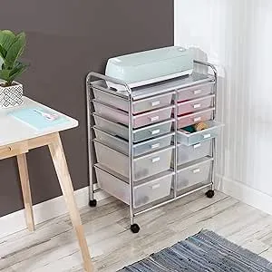 Honey-Can-Do 12-Drawer Rolling Craft Storage Cart