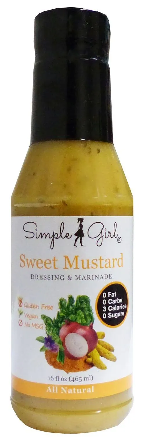 Simple Girl Organic Sweet Mustard Salad Dressing