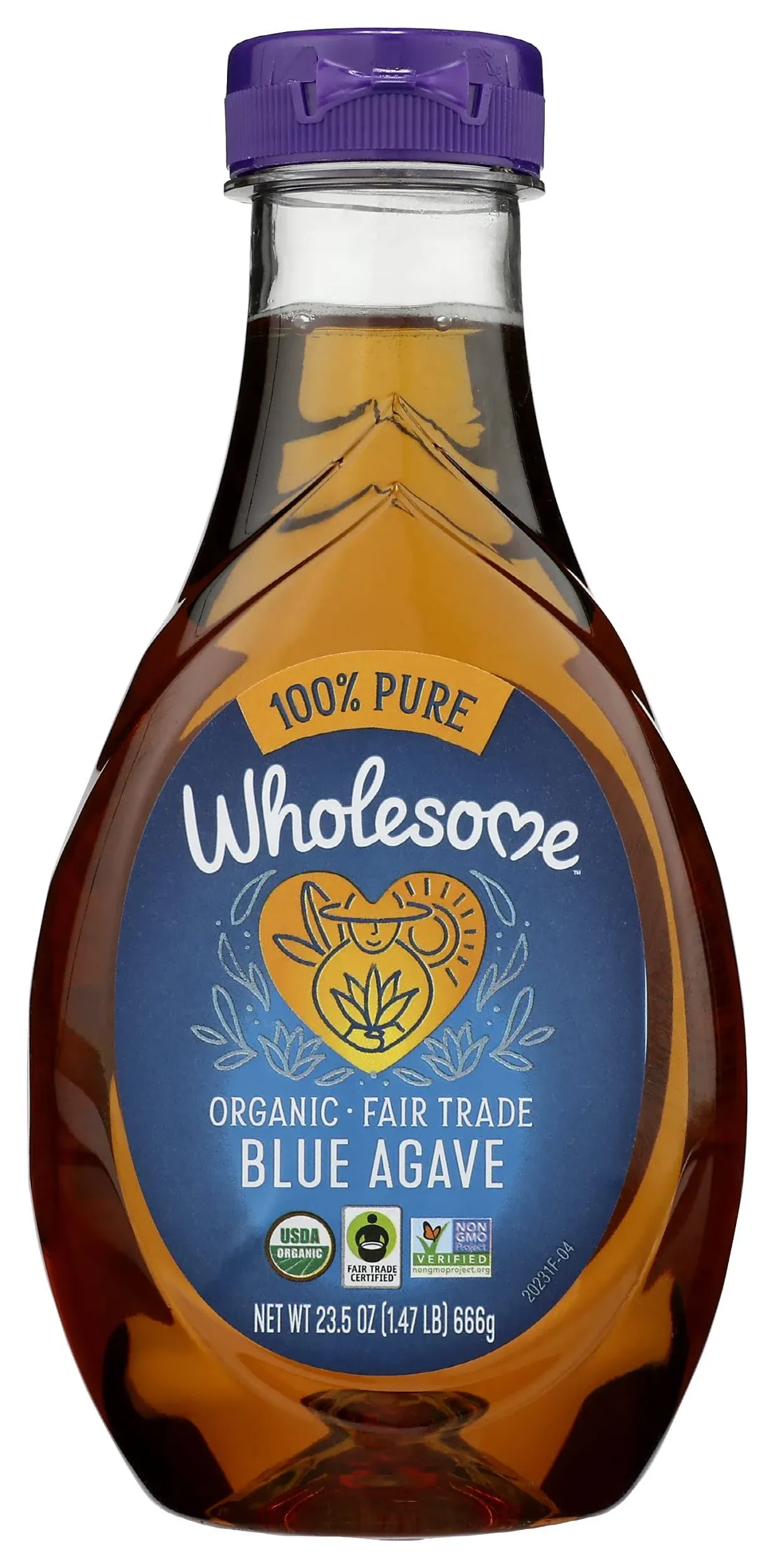 Wholesome Sweeteners Blue Agave Organic, 23.5 Oz