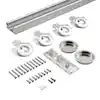 60 in. Steel Bypass Door Hardware Kit