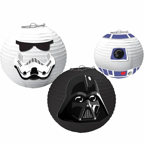 Star Wars Galaxy of Adventures Paper Lanterns, 3ct