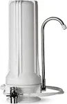 iSpring CT10 Countertop Multi Filtration Drinking Water Filter Dispenser - White