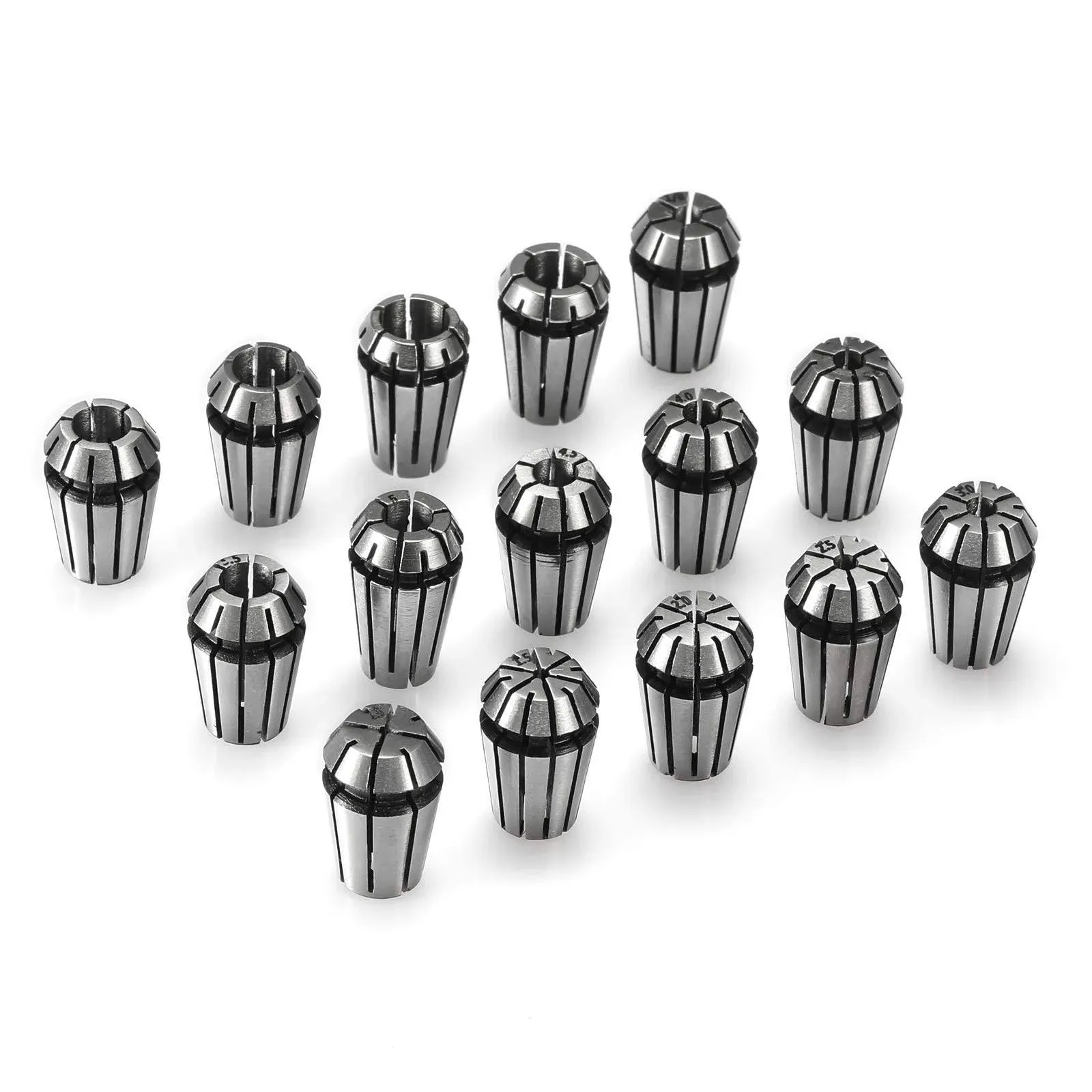 ER11 Precision Spring Collet Set, 7Pcs &amp; 15 Pcs