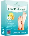 PLANTIFIQUE Foot Peeling Mask - Dermatological<wbr/>ly Tested to Repair Heels &amp; Remove