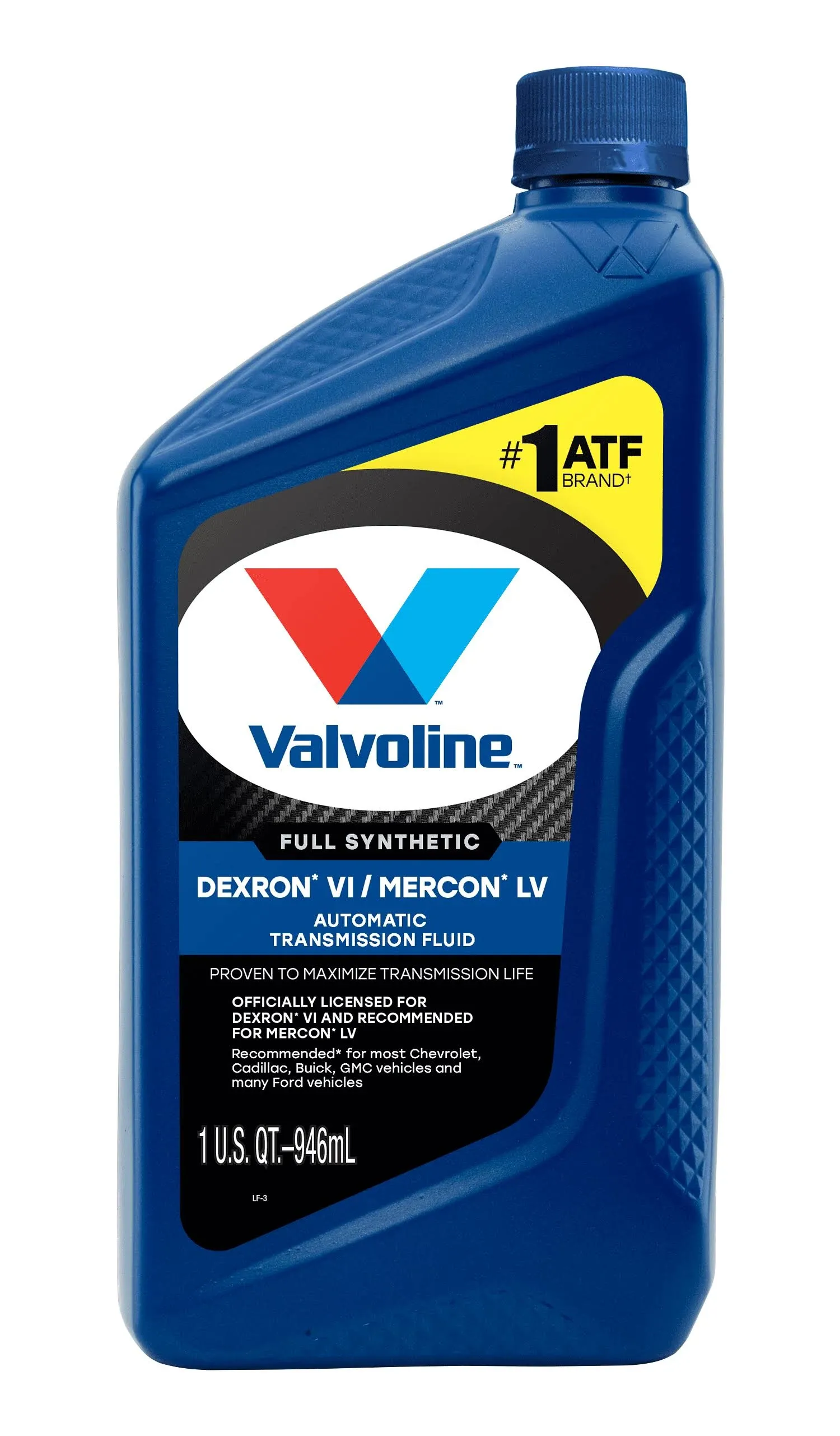 Valvoline Dexron VI/Mercon LV Full Synthetic Automatic Transmission Fluid 1 QT